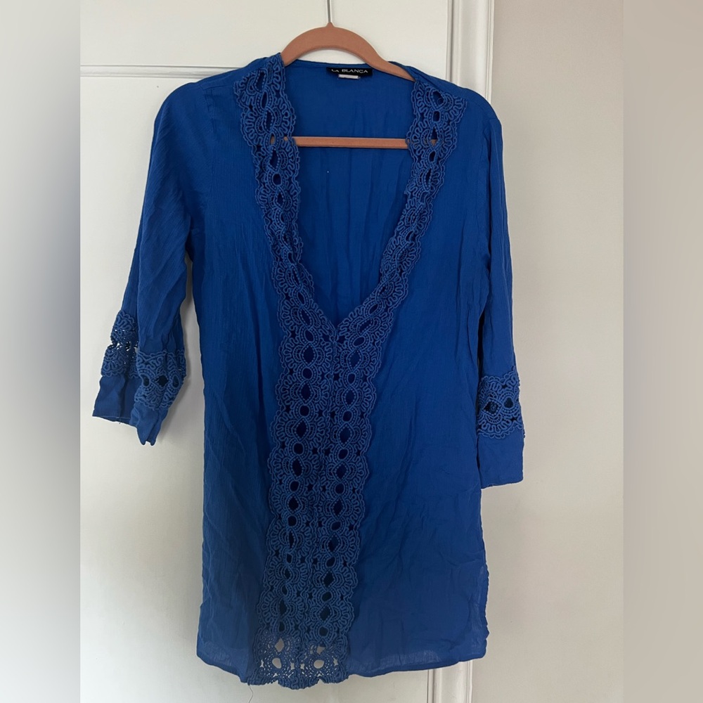 La Blanca Blue Coverup